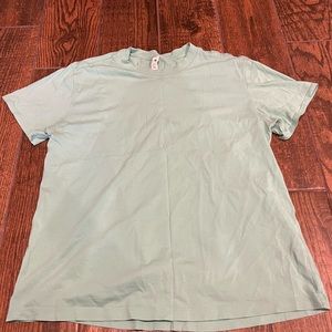 Lululemon size 6 teal all yours tee (kind of oversized)